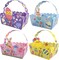 24-Pack Easter Baskets for Kids – Cute Rabbit & Chick Designs with Handles – Bulk Easter Gift Baskets for Egg Hunts, School Parties & Family Events